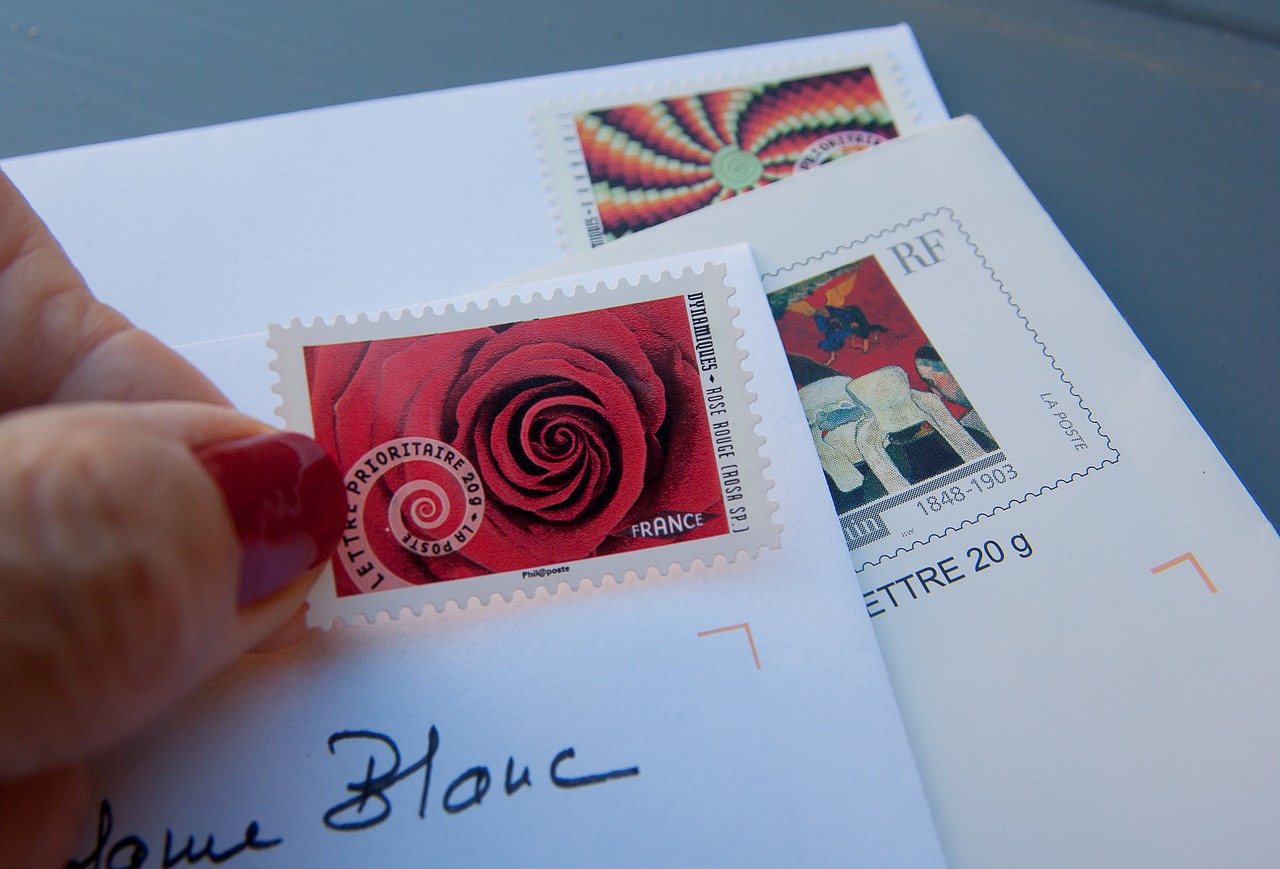 Stamp on Letter