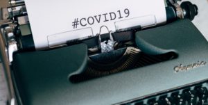 Covid-19 Updates - Typewriter