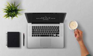 ways to run your business without a premise - laptop and coffee